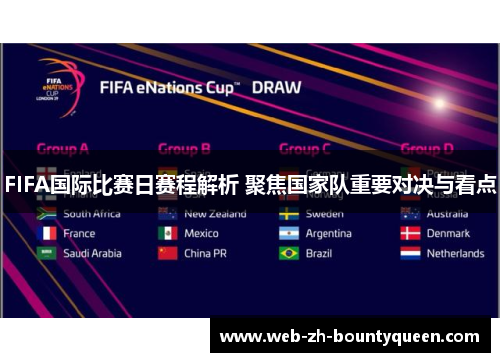 FIFA国际比赛日赛程解析 聚焦国家队重要对决与看点